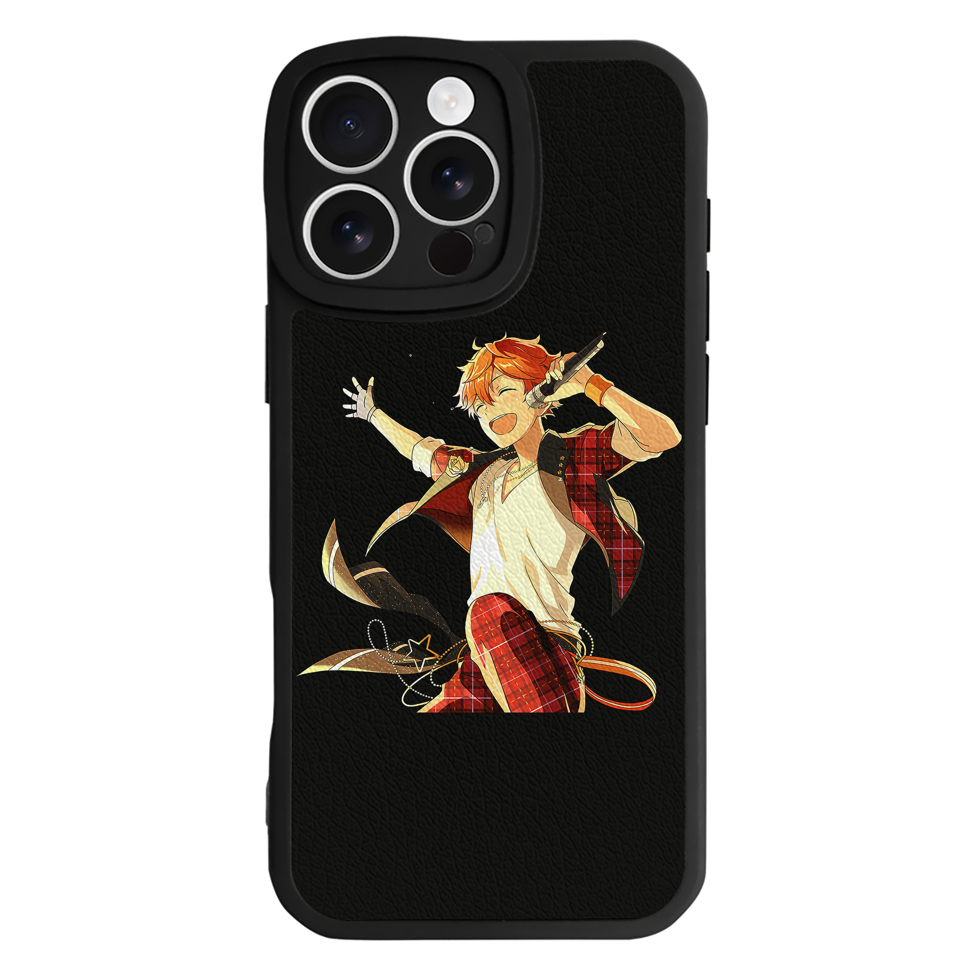 （画像用） あんさんぶるスターズ! Ensemble Stars 【iPhone 16シリーズ対応】シリコンスマホケース（レザー調） 材質：シリコン